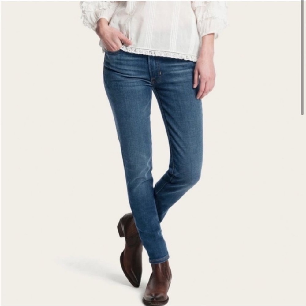 Frye Addie Skinny Mid-Rise Jeans Sz 30‎